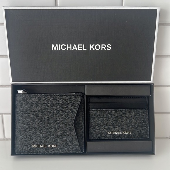 Men's Michael Kors Wallet Set - Picture 1 of 8